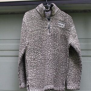 Grand Canyon Medium Gray Sherpa Pullover Sweatshirt